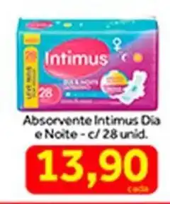Absorvente Intimus Dia e Noite c/ 28 unid.