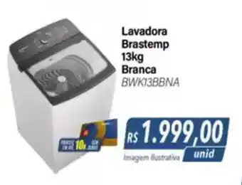 Hiper Moreira Lavadora Brastemp Branca oferta