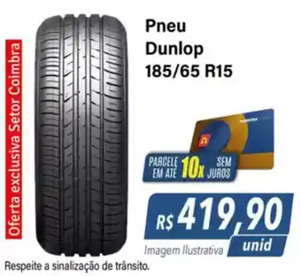 Hiper Moreira Pneu Dunlop 185/65 R15 oferta