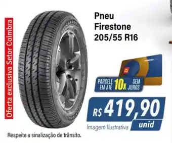 Hiper Moreira Pneu Firestone 205/55 R16 oferta