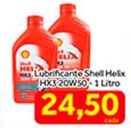 Shibata Supermercados Lubrificante Shell Helix HX3 20W50 1L oferta