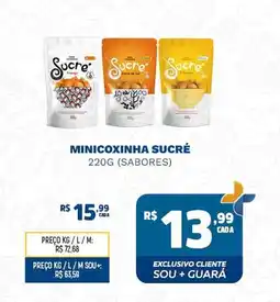 Supermercado Guará Minicoxinha sucré (sabores) oferta