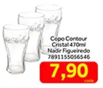 Copo Contour Cristal 470ml nadir Figueiredo
