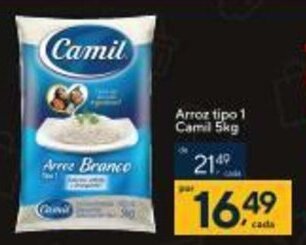 Coop Arroz tipo 1 Camil 5kg oferta