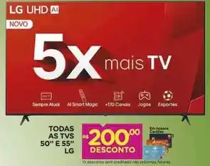 Carrefour Lg - todas as tvs 50 e 55 oferta