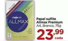 Carrefour Allmax - papel sulfite premium oferta