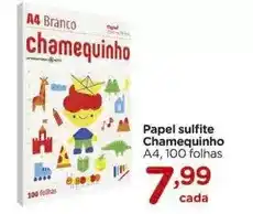 Carrefour Chamequinho - papel sulfite oferta