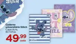 Carrefour Caderno universitário stitch oferta