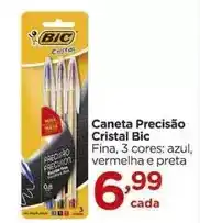 Carrefour Bic - caneta precisão cristal oferta