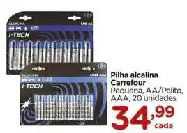 Carrefour Carrefour - pilha alcalina oferta