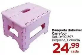 Carrefour Carrefour - banqueta dobrável oferta