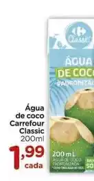 Carrefour Carrefour - água de coco classic oferta