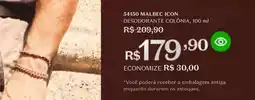 O Boticário O boticario - malbec icon desodorante colônia oferta