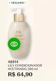 O Boticário Lily - condicionador acetinado oferta