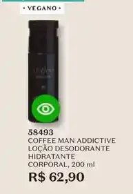 O Boticário O boticario - coffee man additive loção desodorante hidratante corporal oferta