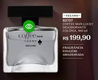 O Boticário O boticario - coffee man lucky desodorante colônia oferta