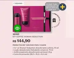 O Boticário O boticario - kit coffee woman seduction oferta