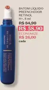 O Boticário Batom líquido preenchedor retinol oferta