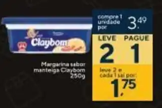 Margarina Sabor manteiga Claybom 250g