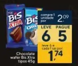 Coop Chocolate wafer Bis Xtra tipos 45g oferta