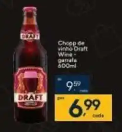 Chopp de vinho Draft Wine - garrafa 600ml