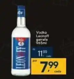 Vodka Leonoff Garrafa 965ml