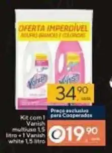 Coop Kit com 1 Vanish mulriuso 1.5L + Vanish white 1.5L oferta