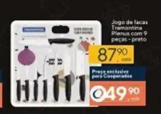 Coop Jogo de Facas Tramontina oferta