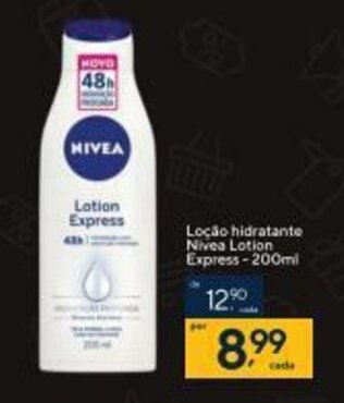 Coop Locao Hidratante Nivea Lotion Express 200ml oferta