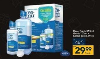 Renu Fresh 355ml Gratis 120ml + Estojo para Lentes