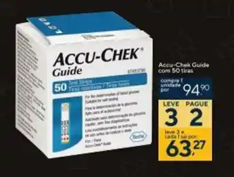 Accu-Chek guide com 50 tiras