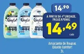 Arena Atacado Amacinate de Roupas Diludio Comfort 3L oferta