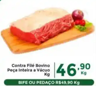 Comercial Esperança Contra Filé Bovino Peça Inteira a Vácuo oferta