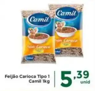 Comercial Esperança Feijão Carioca Tipo 1 Camil oferta