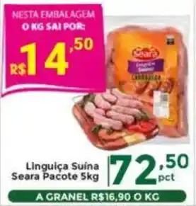 Comercial Esperança Linguiça Suina Seara Pacote oferta