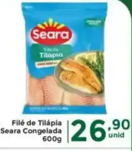 Comercial Esperança Filé de Tilápia Seara Congelada oferta