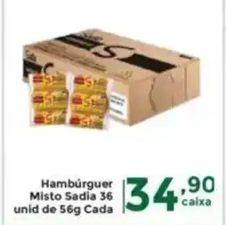 Comercial Esperança Hambúrguer Misto Sadia oferta