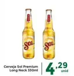 Comercial Esperança Cerveja Sol Premium Long Neck oferta