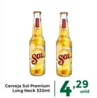 Comercial Esperança Cerveja Sol Premium Long Neck oferta