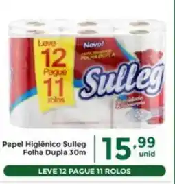 Comercial Esperança Papel Higiênico Sulleg Folha Dupla 30m oferta