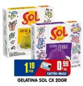 Higa's Supermercado Gelatina sol oferta