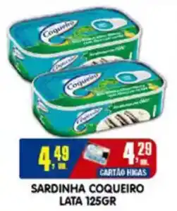 Higa's Supermercado Sardinha coqueiro lata oferta