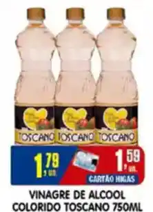 Higa's Supermercado Vinagre de alcool colorido toscano oferta