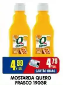 Higa's Supermercado Mostarda quero frasco oferta