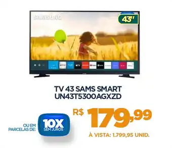 DB Supermercados Tv 43 sams smart UN43T5300AGXZD oferta