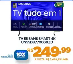 DB Supermercados Tv 55 sams smart 4k UN55DU7700GXZD oferta