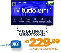 DB Supermercados Tv 50 sams smart 4k UN50DU7700GXZD oferta