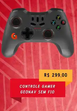 Claro Controle gamer geonav sem fio oferta