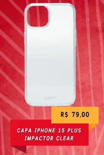 Claro Capa iphone 15 plus impactor clear oferta