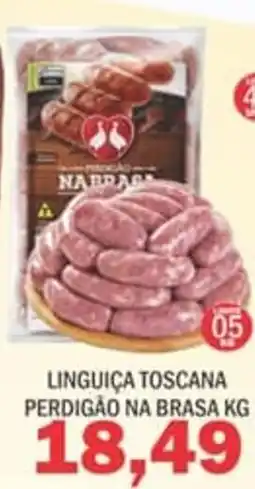 Supermercados Mendonça Linguiça toscana perdigao na brasa oferta